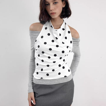 2AM POETRY Gray Skirt Casual Wool Skirt