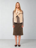 2AM POETRY Faux-Fur Collared Vest - view 1