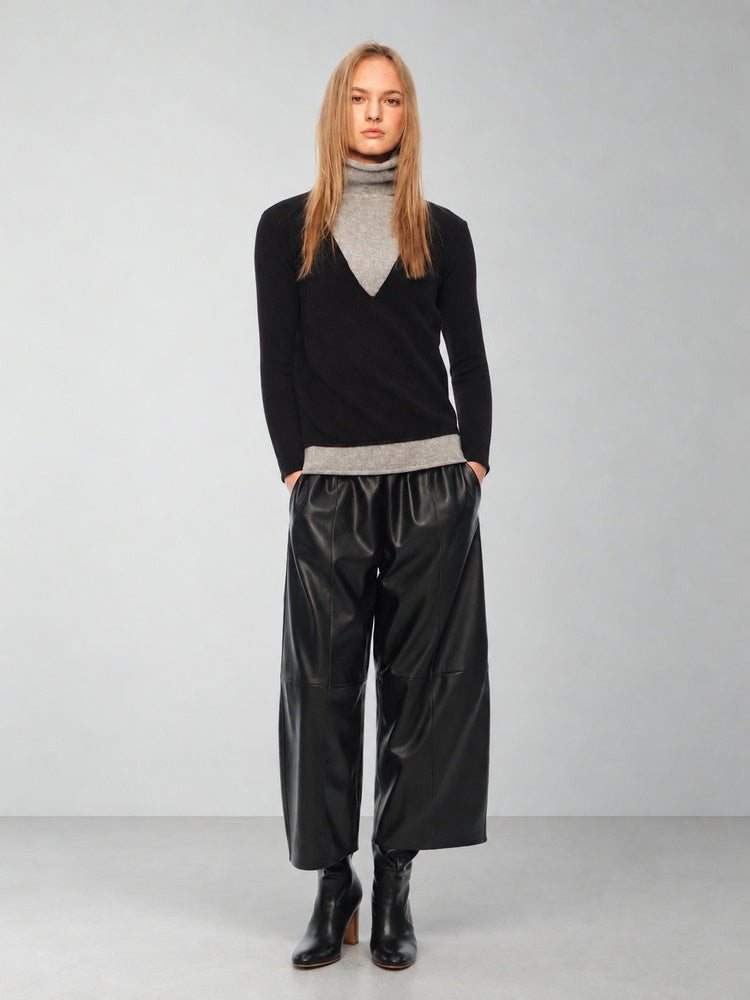 2AM POETRY Layered-Look Turtleneck Sweater - view 1