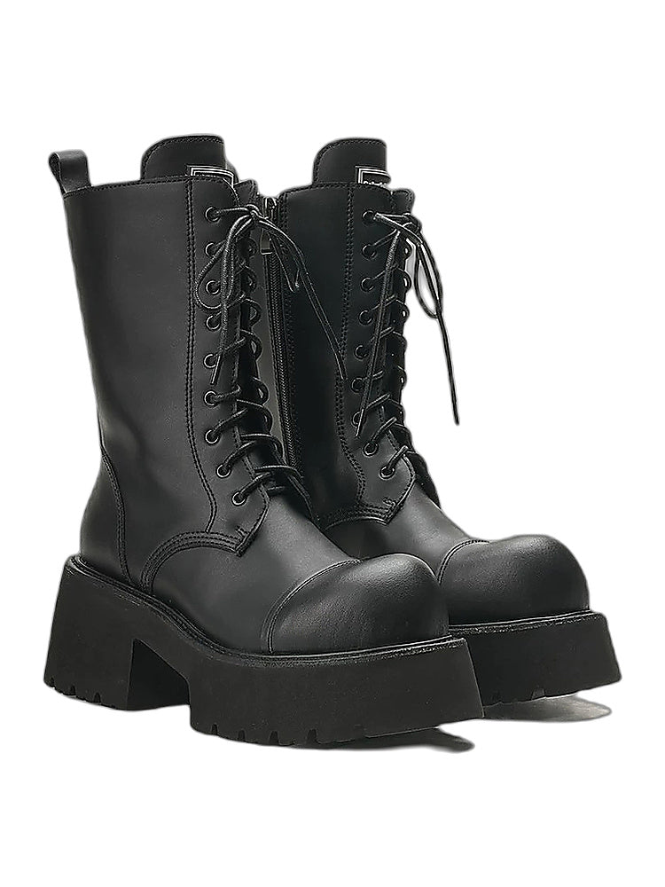 Mass Frontier Lace-Up Platform Boots
