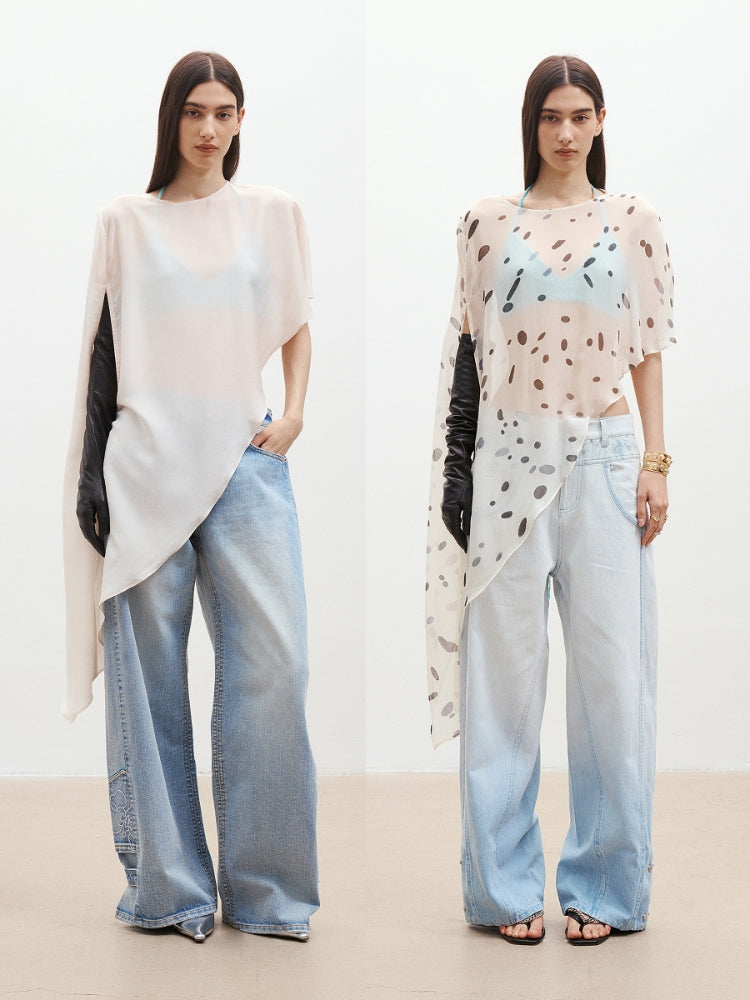 MEDIUM WELL Asymmetric Overshirt