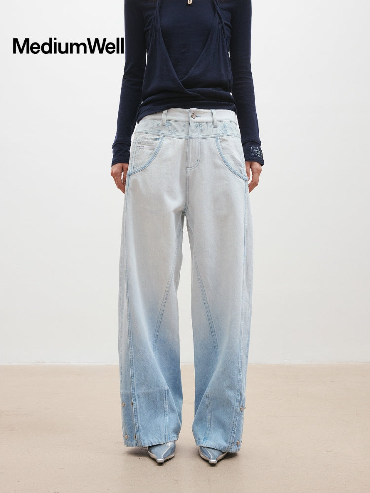 MEDIUM WELL Ombre Wash Jeans