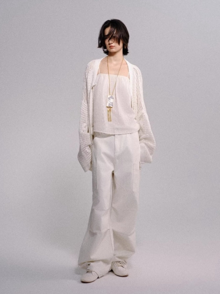 TOKOKKINO Oversized Mesh Shirt