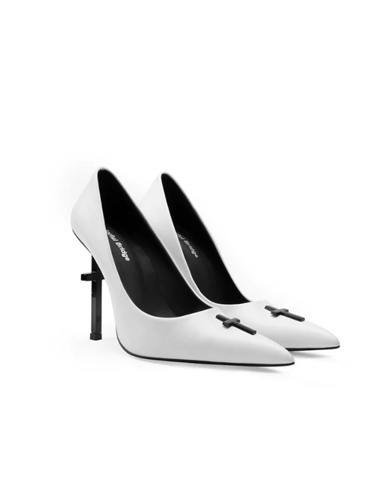 Colorful Bridge Crucifix Series High Heels