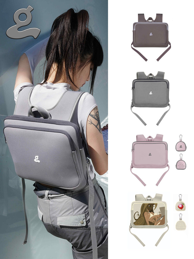 GRAPE Original Design Unisex Multi-Size 13-inch and 16-inch Lap Backpack with Internal Compartment for iPad