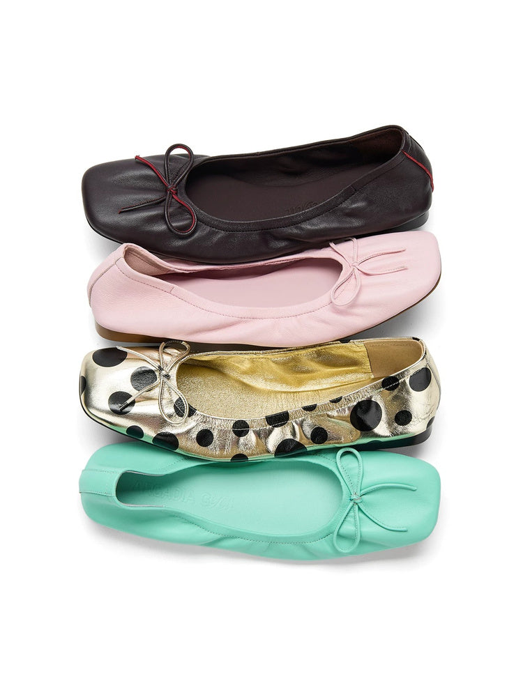 Metallic Wave Pointed-Toe Mules