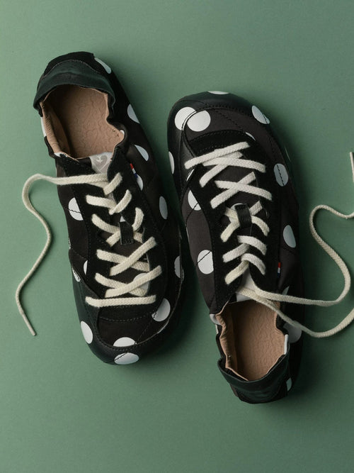 Butterfly Polka-Dot Pocket Retro Flat Shoes