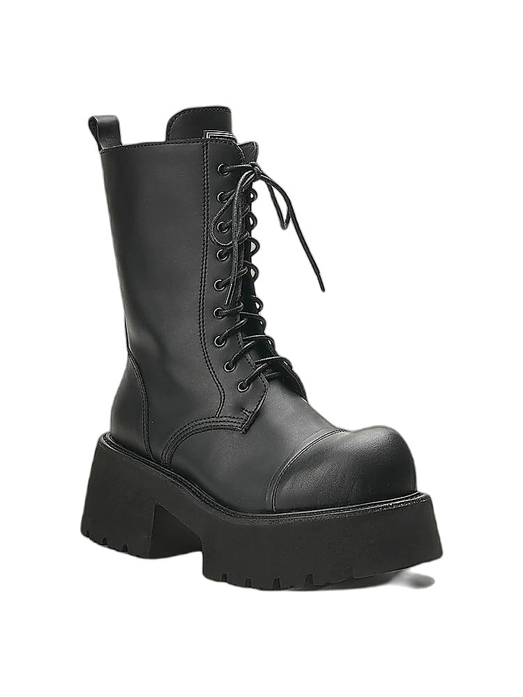 Mass Frontier Lace-Up Platform Boots