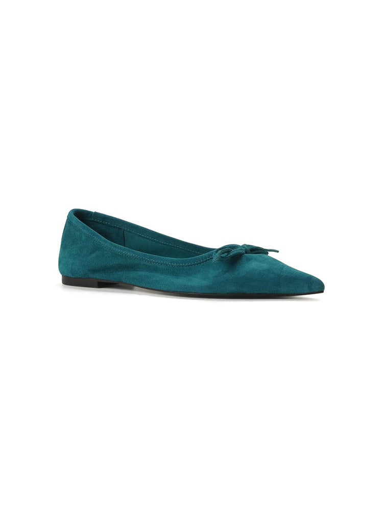 Bow Pointed Ballet Flats