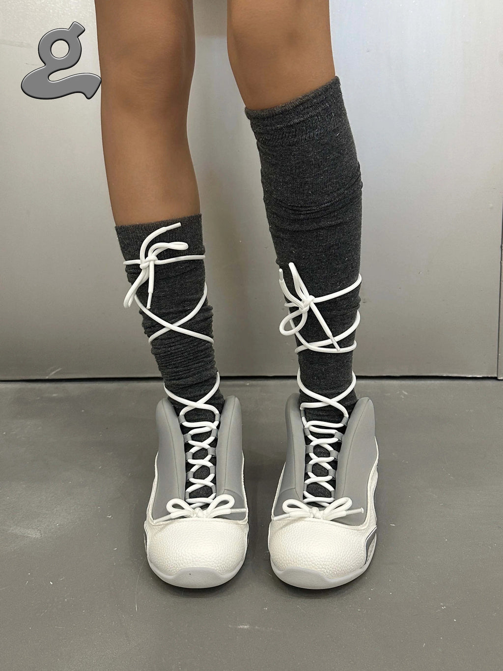 Ballet-style basketball shoes with built-in heel lifts