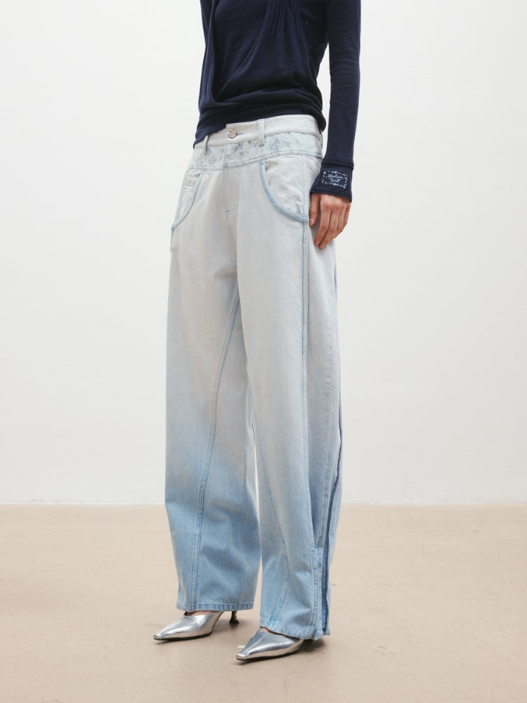 MEDIUM WELL Ombre Wash Jeans