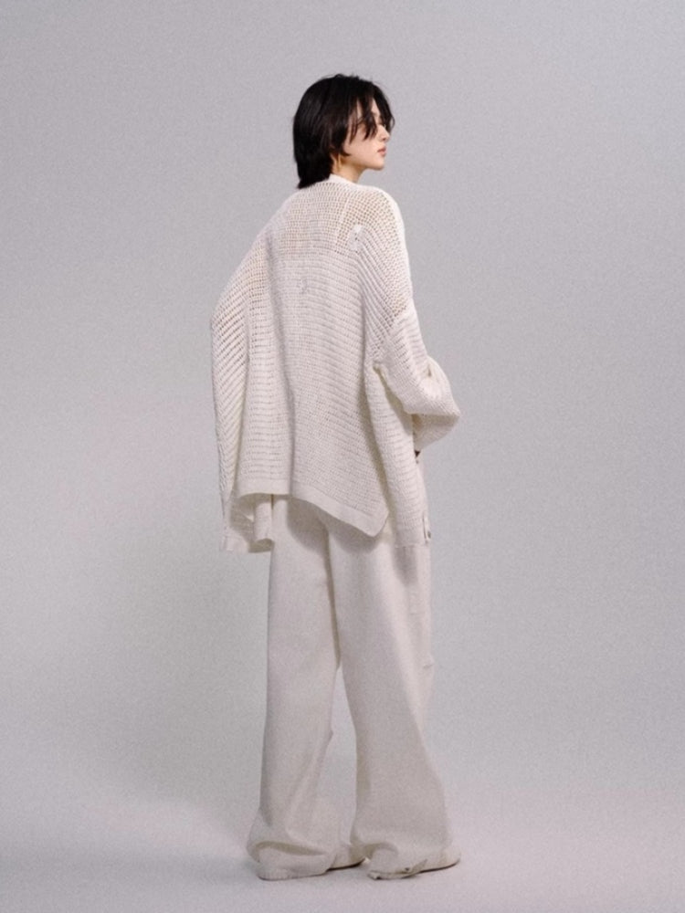 TOKOKKINO Oversized Mesh Shirt