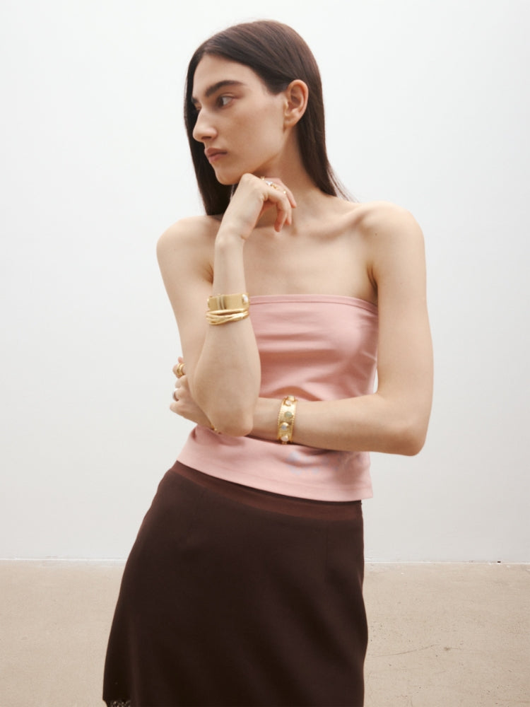 MEDIUM WELL Silky Tube Top