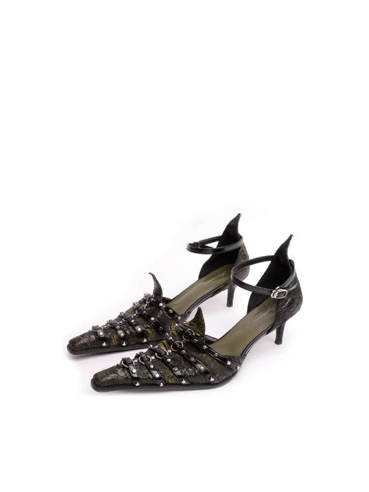 UBORYA Women's High-Heel Pumps: Slim Heel, Pointed Toe, Perfect with Dresses—Sophisticated, Sexy, and Exquisitely Elegant in Black