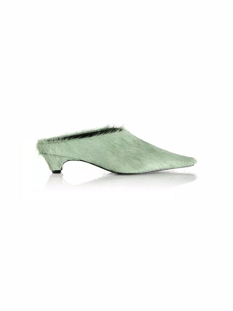 Tallulah Square-Toe Half Slippers