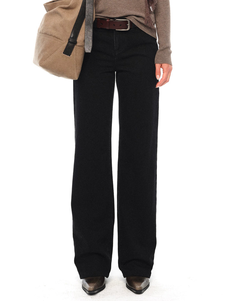 2AM POETRY Black Straight-Leg Jeans - view 3