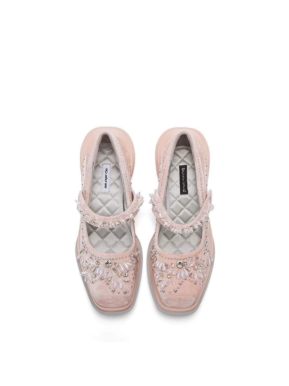 ATCROX & Florentinaleitner Collaboration: Velvet Rococo Ballet Sneakers