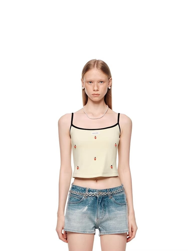 SHROENRO New Arrival: Women's Short-Sleeve Fashionable and Versatile Letter-Embroidered T-Shirt