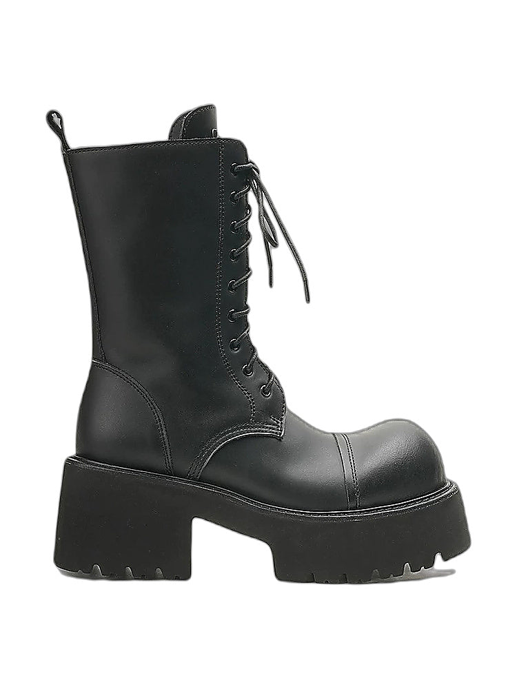 Mass Frontier Lace-Up Platform Boots