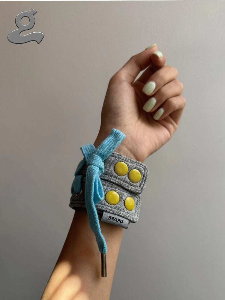 GRAPE New Arrival: Eye-Catching Three-Color Adjustable Snap-Button Shoelace Bracelet