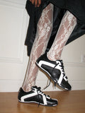 Square-Toe Sneaker