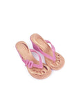 GRAPE SUN-TANNING Flip-Flops Wedge Heel Sandals