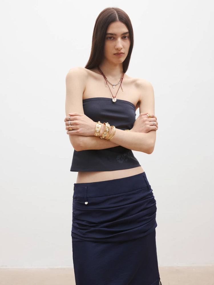 MEDIUM WELL Silky Tube Top