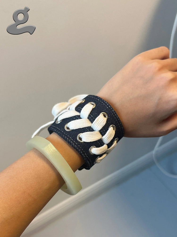 GRAPE New Arrival: Eye-Catching Three-Color Adjustable Snap-Button Shoelace Bracelet