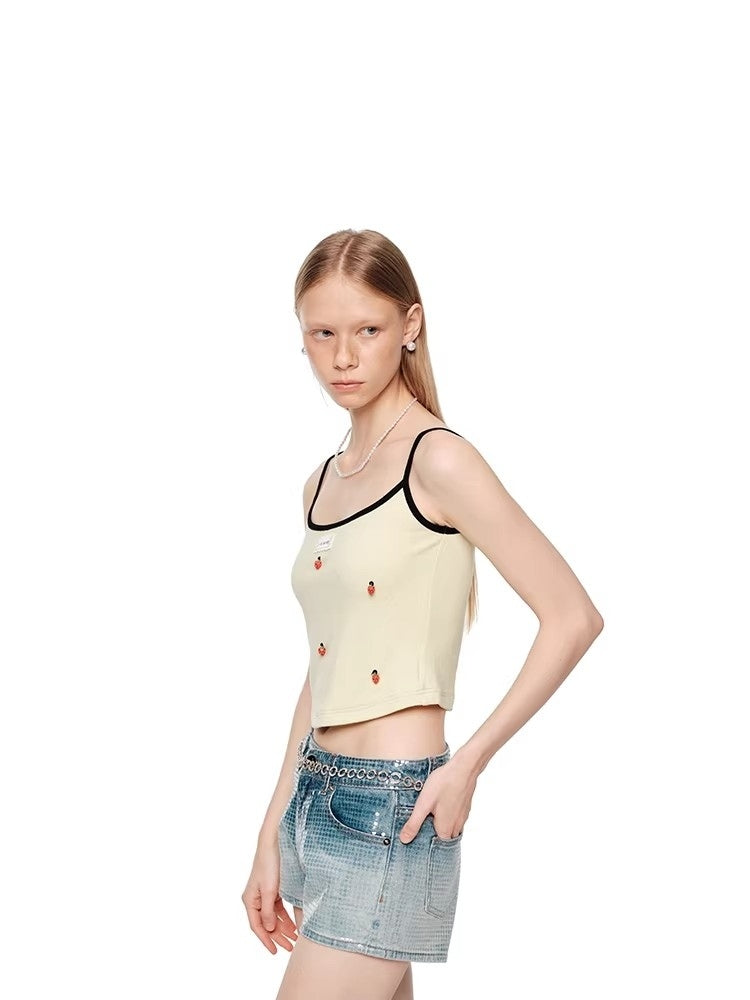 SHROENRO New Arrival: Women's Short-Sleeve Fashionable and Versatile Letter-Embroidered T-Shirt