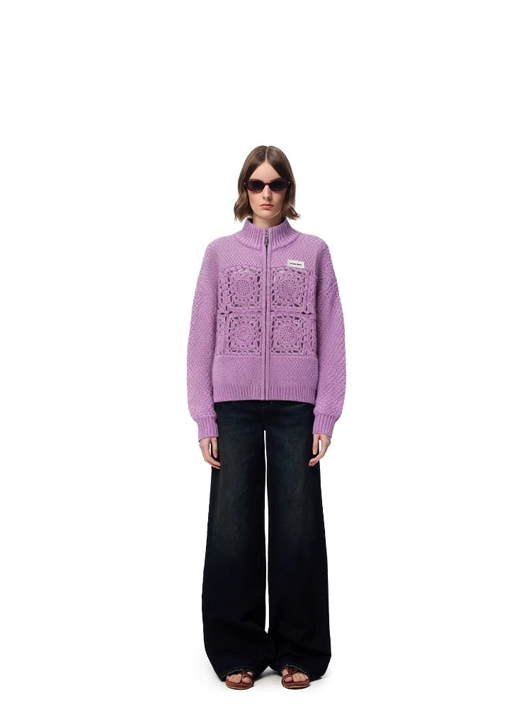 SHROENRO Women's Two-Piece V-Neck Knit Sweater