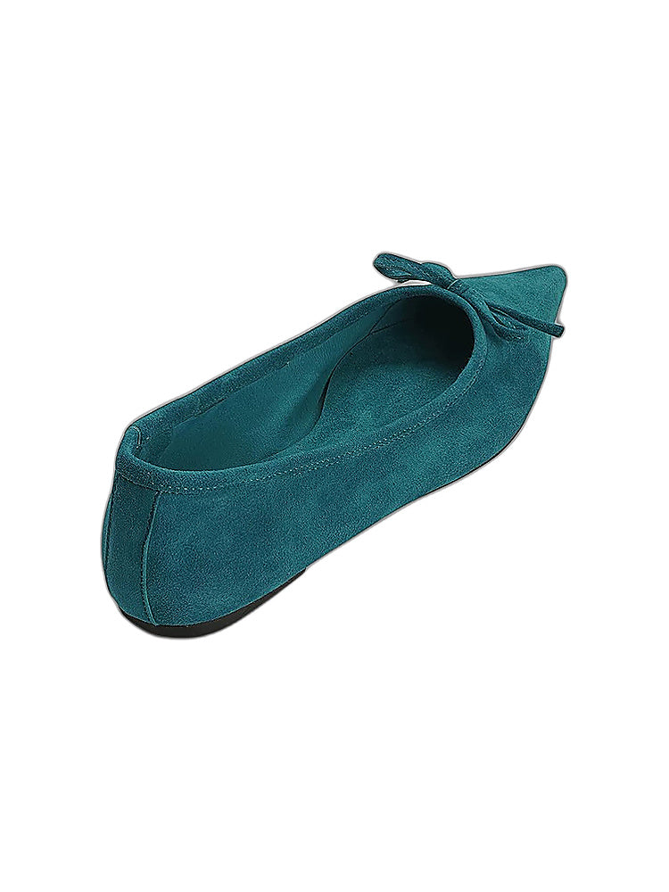 Bow Pointed Ballet Flats