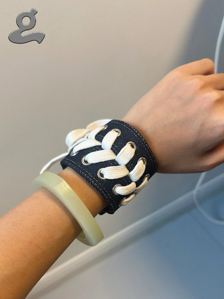 GRAPE New Arrival: Eye-Catching Three-Color Adjustable Snap-Button Shoelace Bracelet