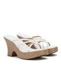 Arcadiagyal Original Design Thin Strap Gold White Red Wedge Heel High Heels Platform Flip-Flops