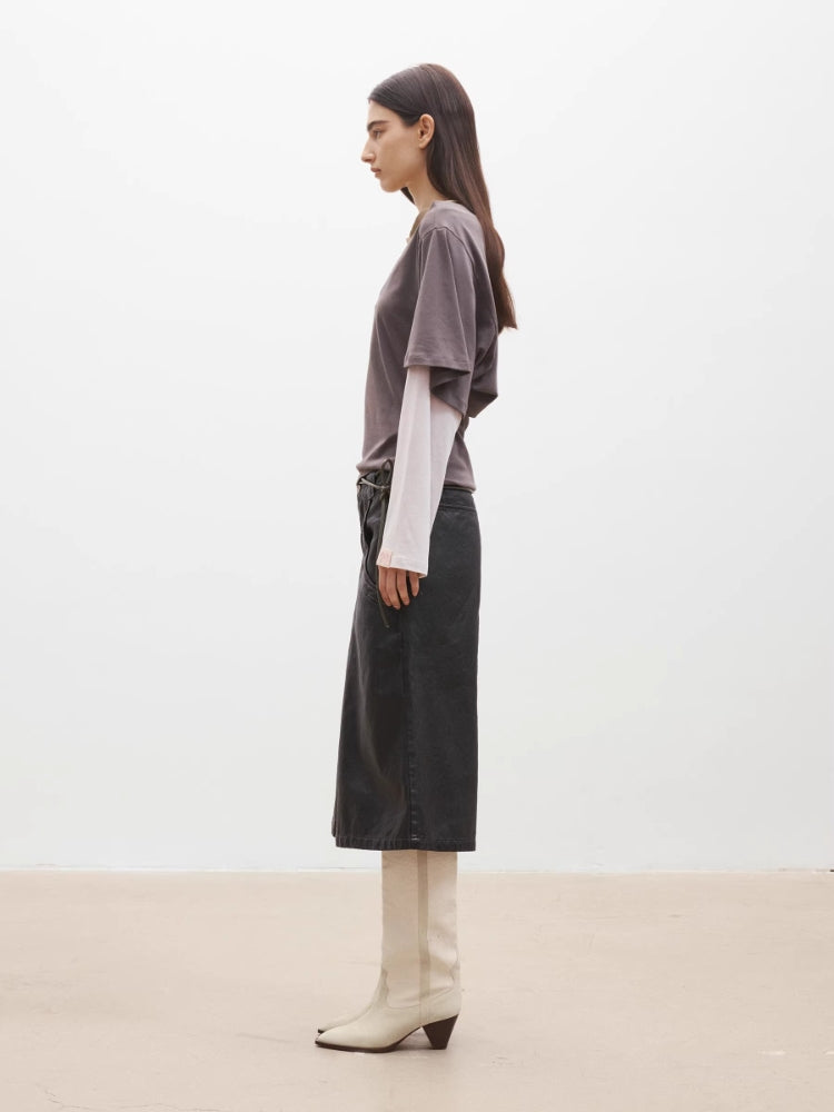 MEDIUM WELL Color Block T-shirt