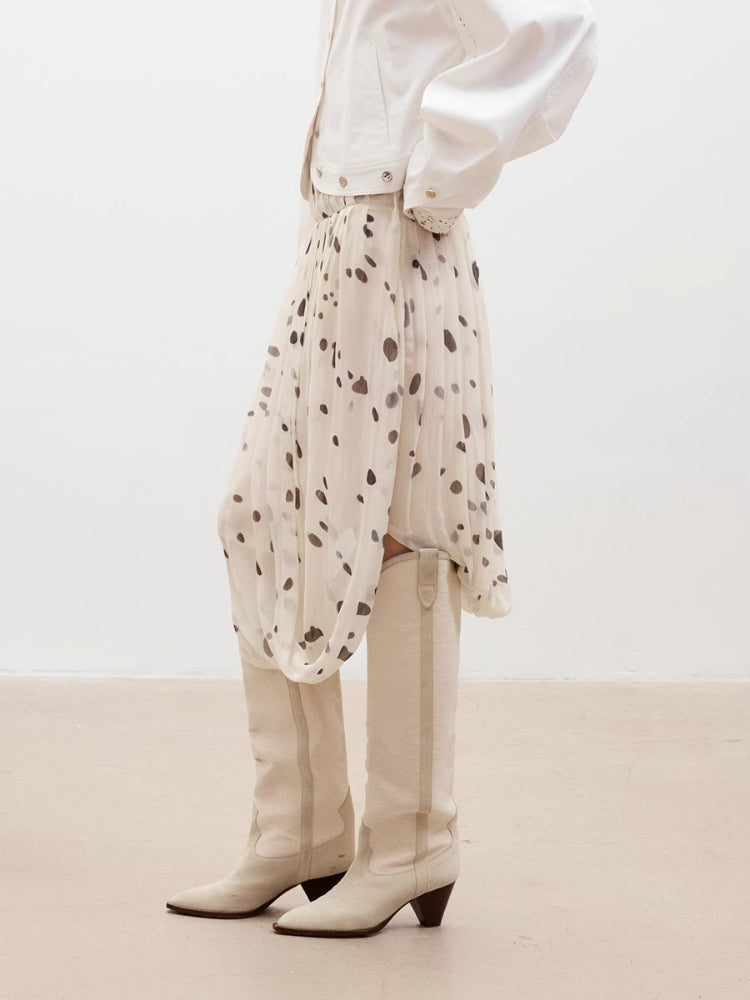 MEDIUM WELL Pleated Bubble Skirt