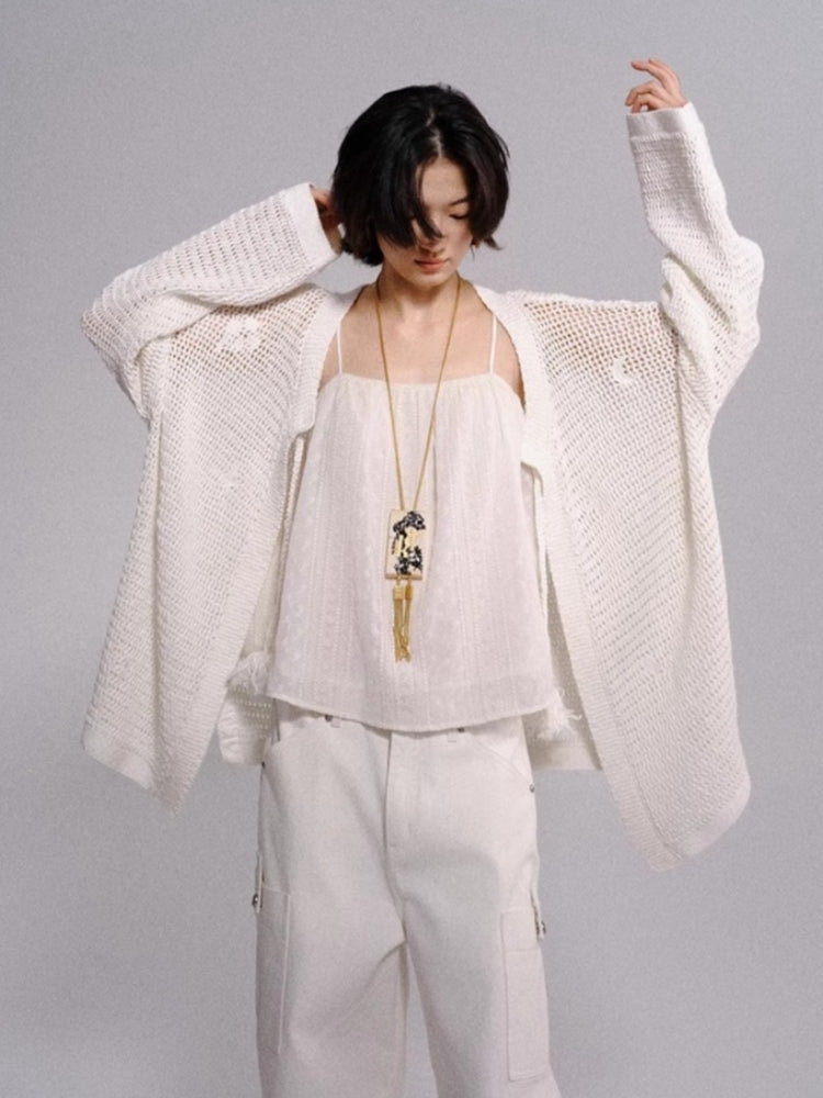 TOKOKKINO Oversized Mesh Shirt