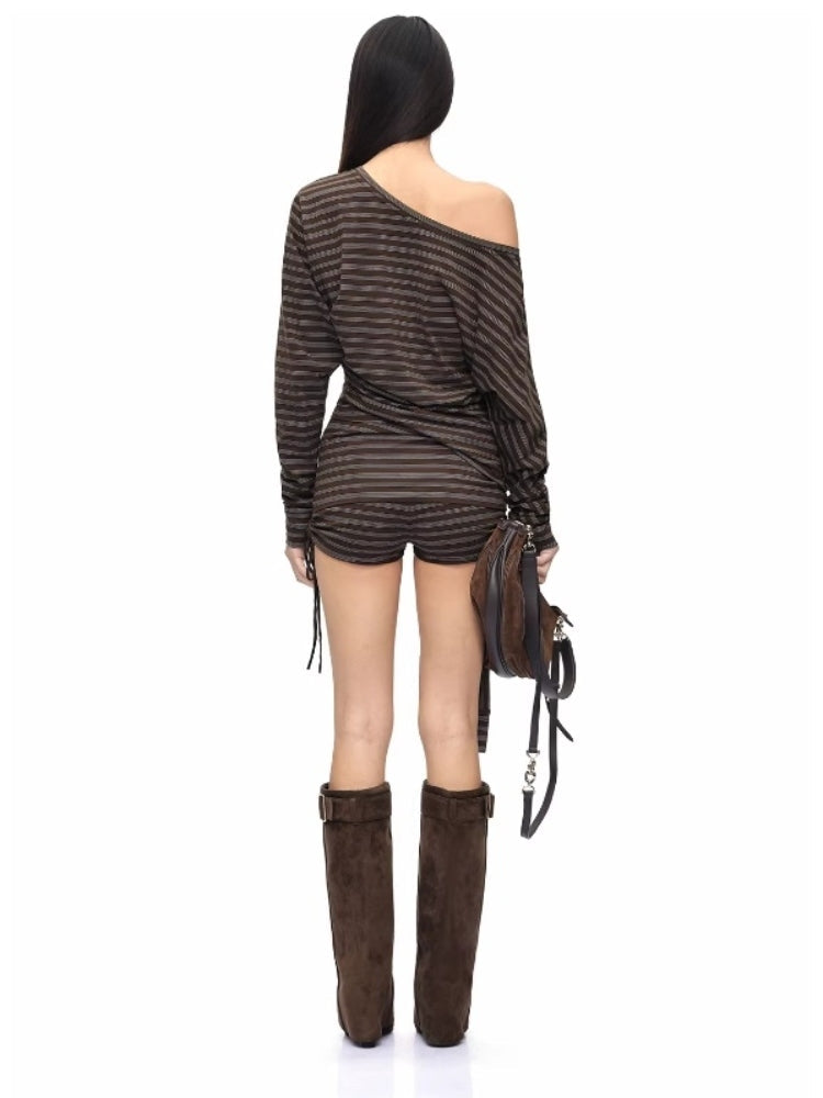 CNLEEWEI Lace-Trimmed Asymmetrical Tank Top in Acetate Knit