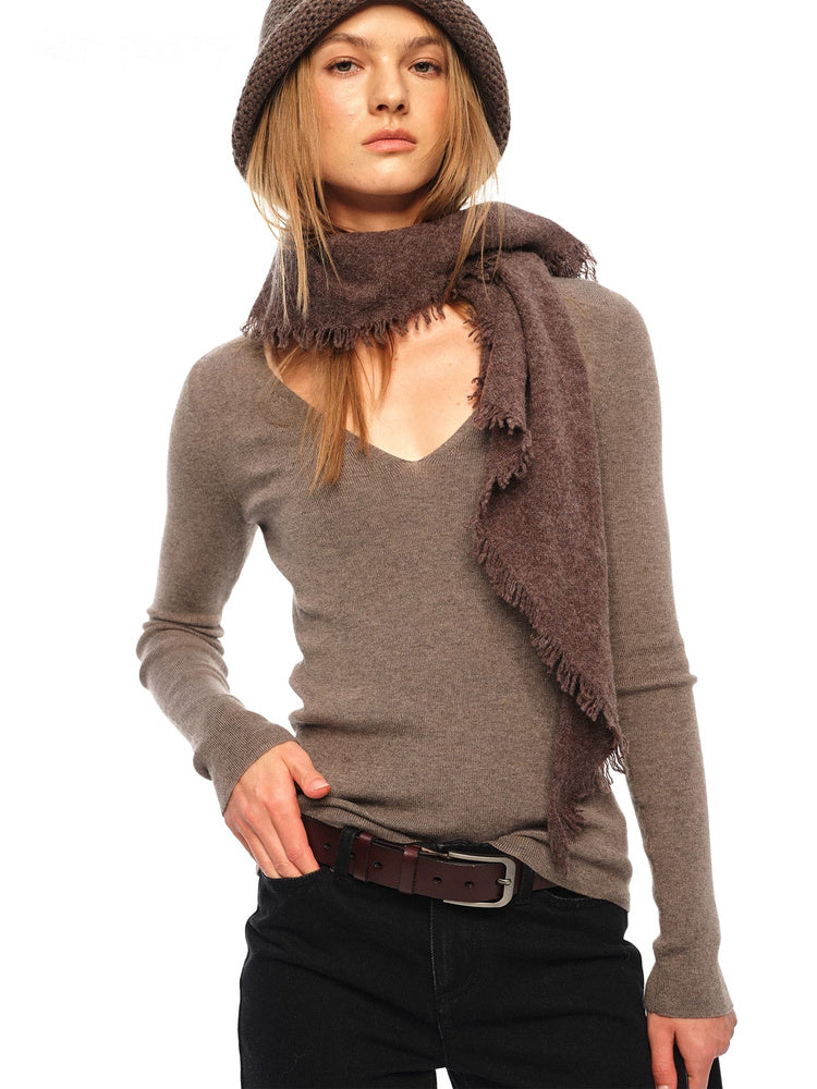 2AM POETRY Wool Fringe Scarf - view 5