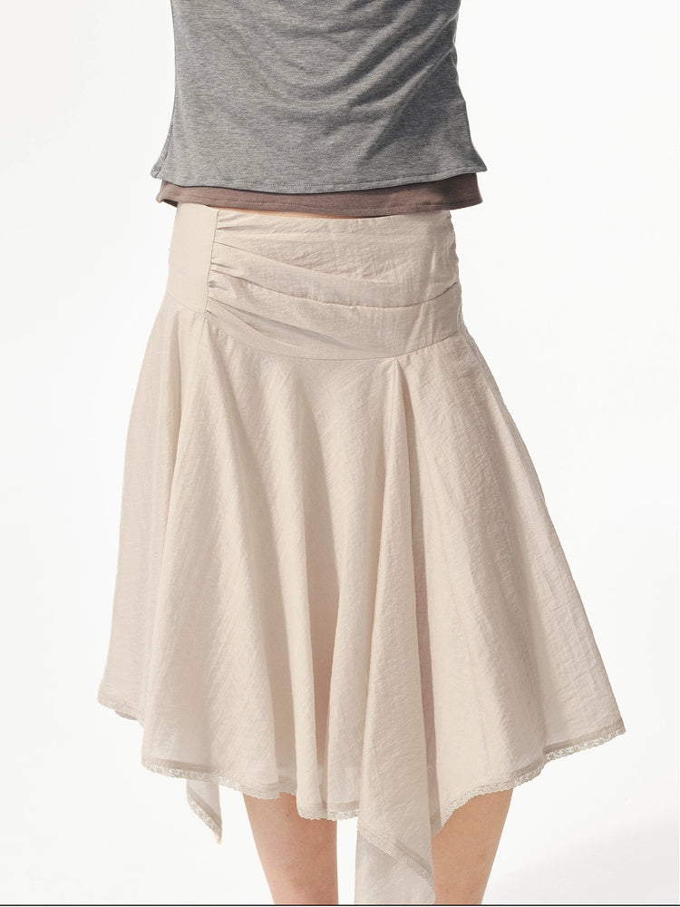 2AM POETRY Asymmetric Handkerchief-Hem Midi Skirt - view 5
