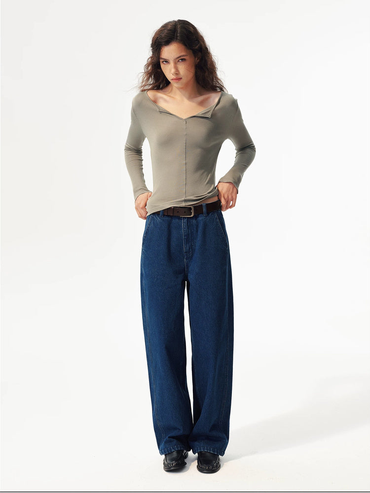 2AM POETRY Vintage Blue Straight-Leg Jeans - view 5