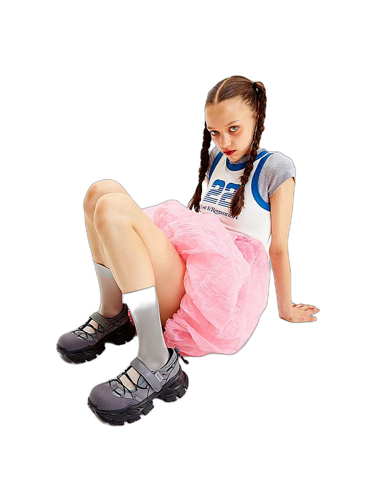 Sport Platform Mary Jane Sandals