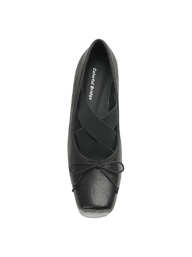 String Veil Strap Kitten Heel Pumps