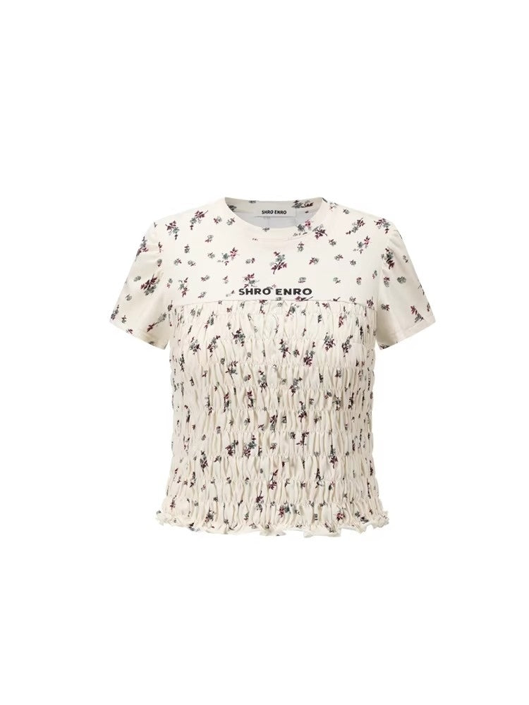 SHROENRO New Arrival: Women's Short-Sleeve Fashionable and Versatile Letter-Embroidered T-Shirt
