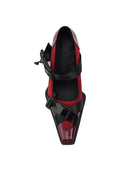 Women's Strappy Mary Jane Pumps in Deadpool Colorway