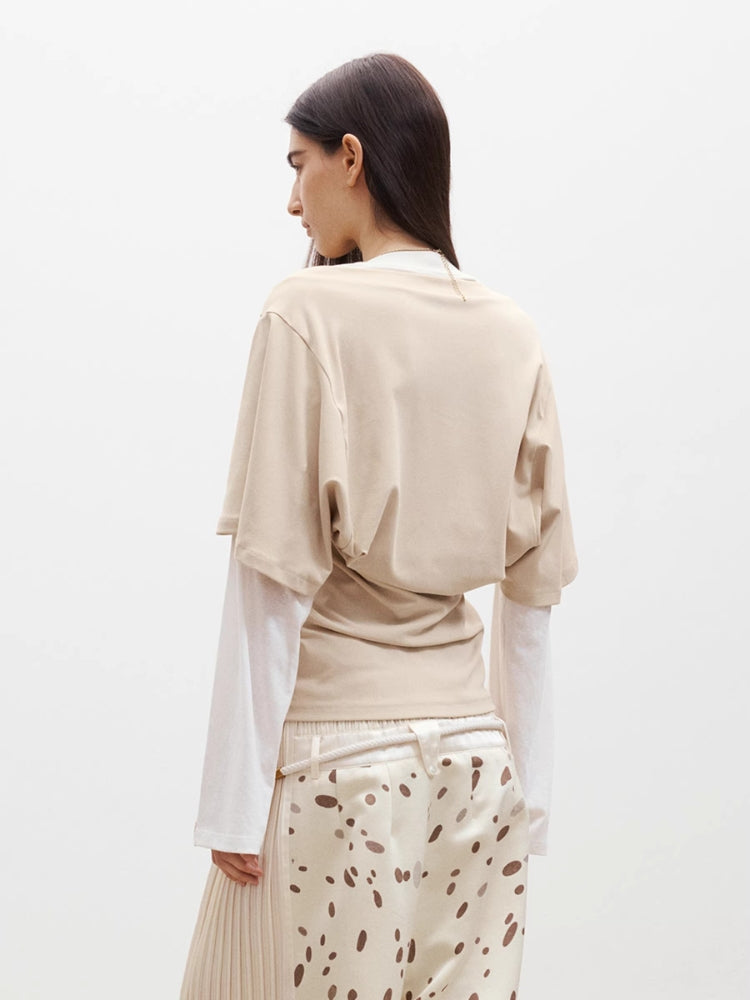 MEDIUM WELL Color Block T-shirt
