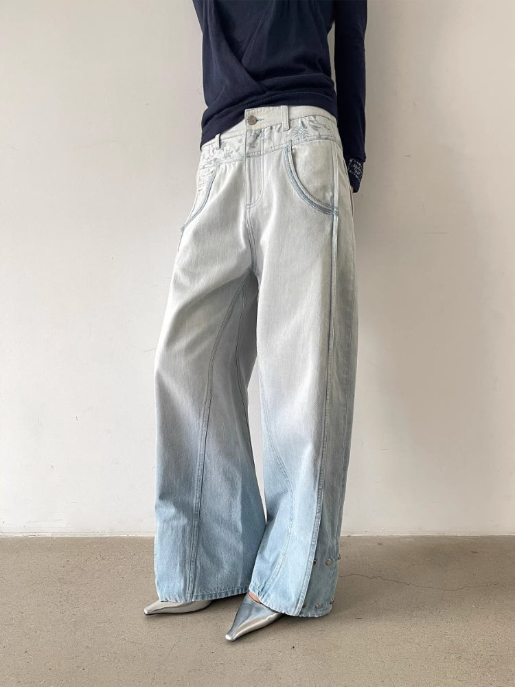 MEDIUM WELL Ombre Wash Jeans