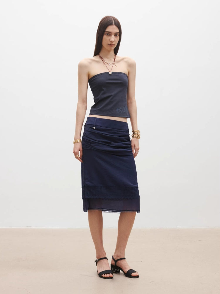 MEDIUM WELL Silky Tube Top