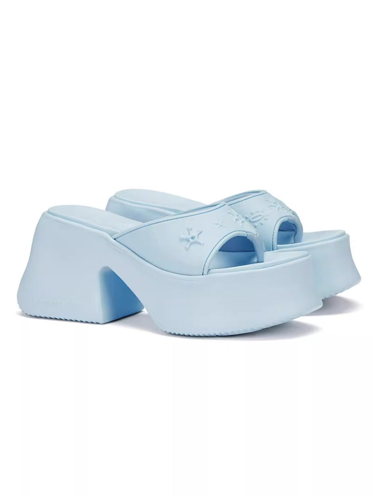 Arcadiagyal Original Design Peruru Capsule Series Platform Lifted Flare Heels