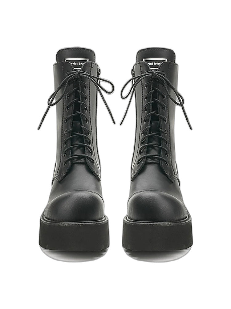 Mass Frontier Lace-Up Platform Boots