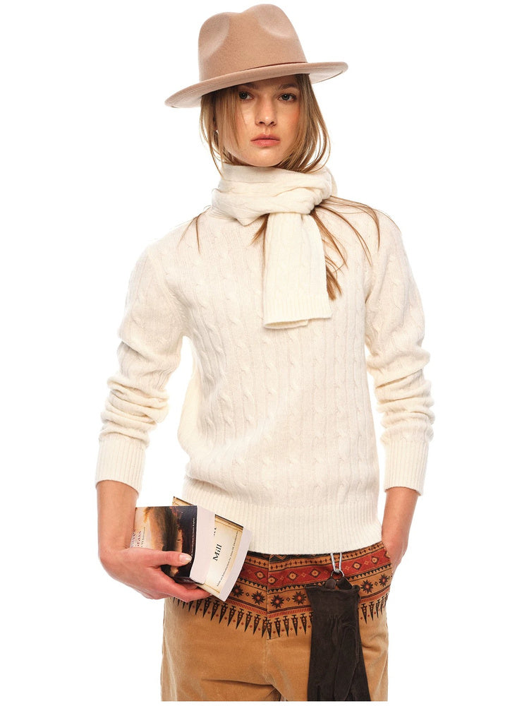 2AM POETRY Scarf-Neck Wool Sweater - view 6
